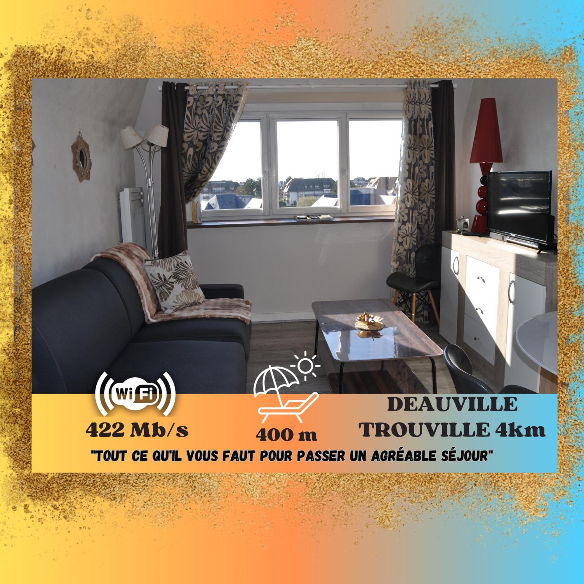 Et Soleil A Sur Mer/ Deauville Appartamento *