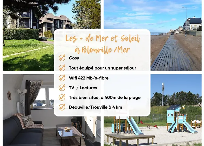 Mer Et Soleil A Blonville Sur Mer/ Deauville